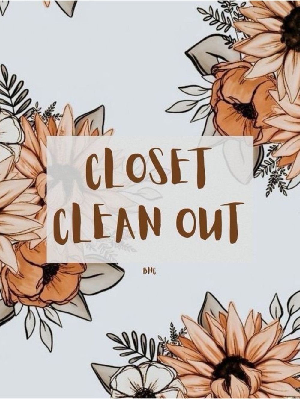 Closet Clean Out Sale - Read for details